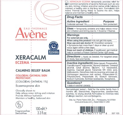 AV XC Eczema relief balm tube 337123.jpg Tube 337123 - AV XC Eczema relief balm tube 337123